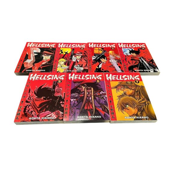 HELLSING Vol. 1-7 Dark Horse Manga Anime Comic Book Kohta Hirano - Picture 1 of 9